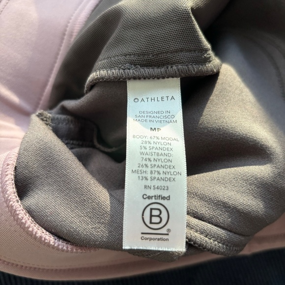 Athleta Hermosa Pant Ponte Athleisure Commuter - MPetite - Color Gray/Mauve - Picture 7 of 10
